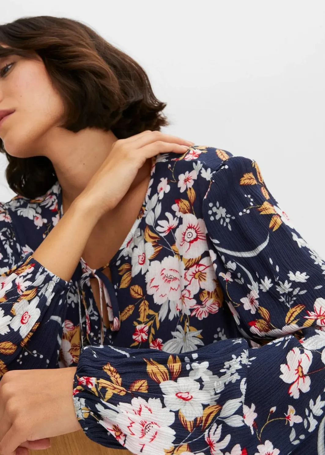 Clearance Bluse aus reiner Viskose Damen Bekleidung·Jacken & Mäntel|Nachhaltigere Materialien