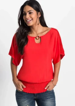 Damen bonprix Nachhaltigere Materialien|Blusen & Tuniken|Bluse aus reiner Viskose
