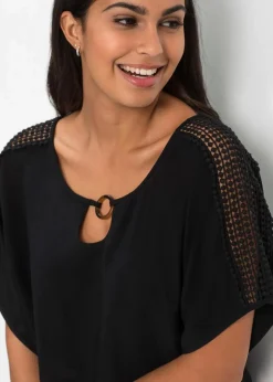 Damen bonprix Nachhaltigere Materialien|Blusen & Tuniken|Bluse aus reiner Viskose