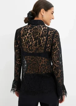 New Bluse aus Spitze Damen Bekleidung·Jacken & Mäntel|Blusen & Tuniken