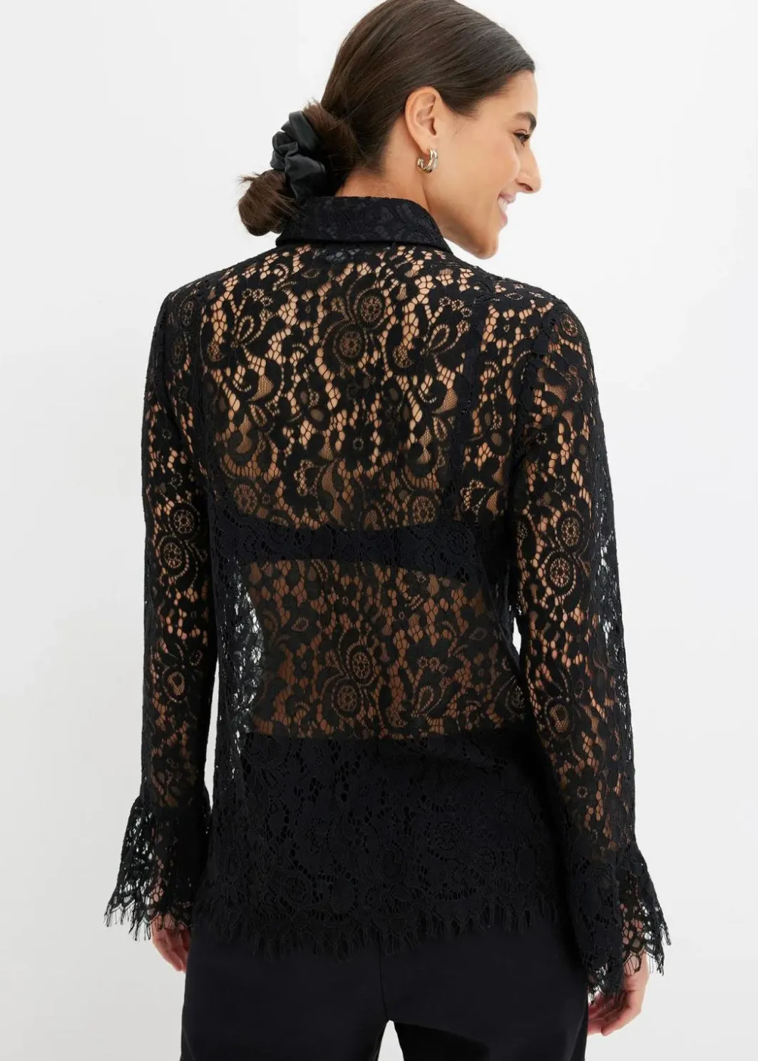 New Bluse aus Spitze Damen Bekleidung·Jacken & Mäntel|Blusen & Tuniken