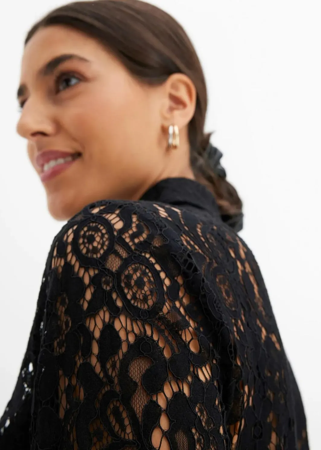 New Bluse aus Spitze Damen Bekleidung·Jacken & Mäntel|Blusen & Tuniken