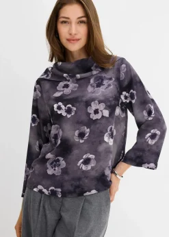 Damen bonprix Bekleidung·Jacken & Mäntel|Blusen & Tuniken|Bluse aus strukturiertem Crêpe