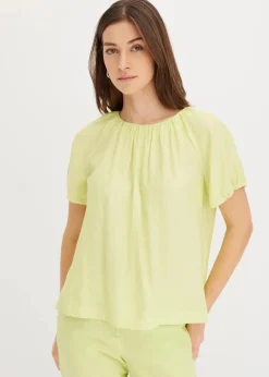 Damen bonprix Bekleidung·Jacken & Mäntel|Blusen & Tuniken|Bluse aus strukturiertem Crinkle