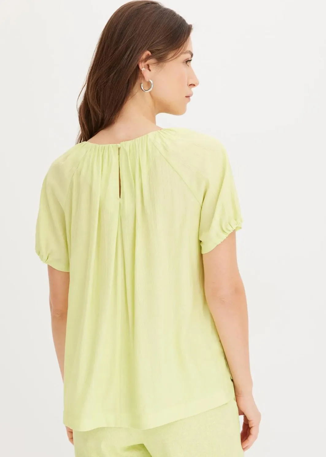 Damen bonprix Bekleidung·Jacken & Mäntel|Blusen & Tuniken|Bluse aus strukturiertem Crinkle