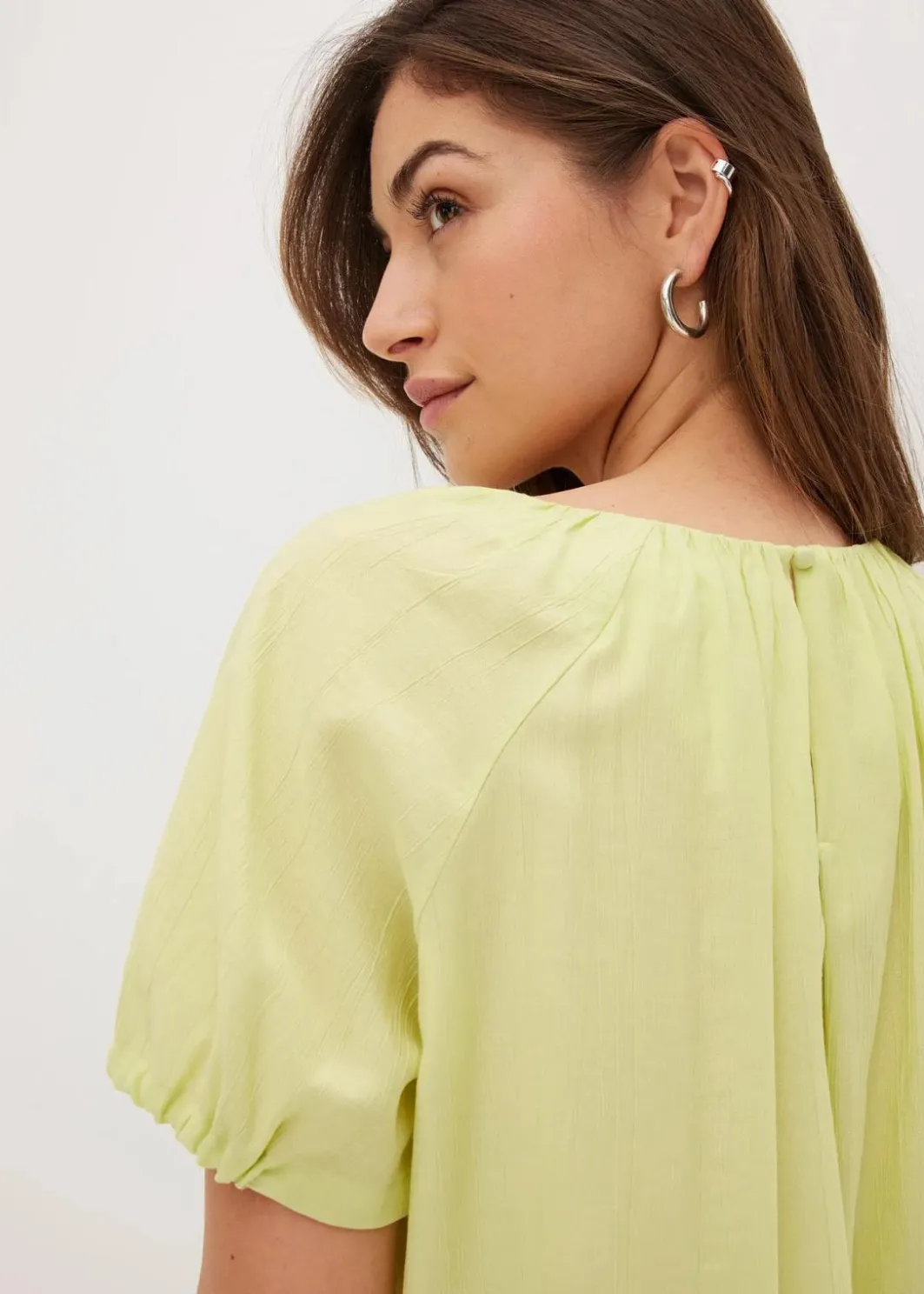 Damen bonprix Bekleidung·Jacken & Mäntel|Blusen & Tuniken|Bluse aus strukturiertem Crinkle