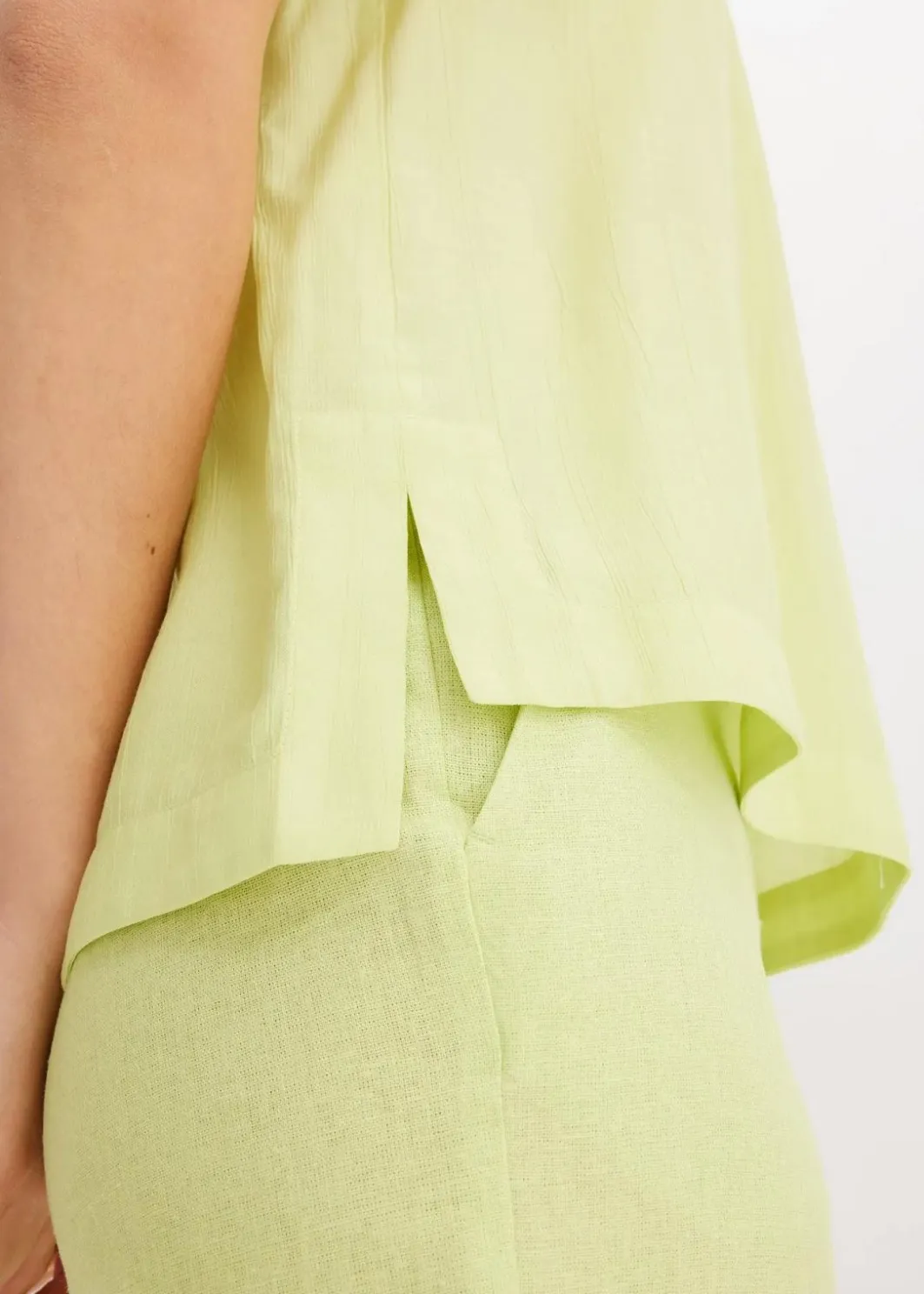 Damen bonprix Bekleidung·Jacken & Mäntel|Blusen & Tuniken|Bluse aus strukturiertem Crinkle