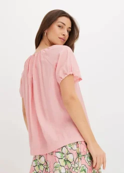 Best Bluse aus strukturiertem Crinkle Damen Shirts & Tops|Blusen & Tuniken