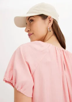 Best Bluse aus strukturiertem Crinkle Damen Shirts & Tops|Blusen & Tuniken