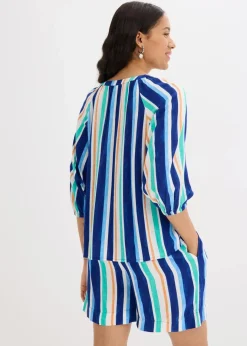 Discount Bluse aus strukturierter Viskose Damen Bekleidung·Jacken & Mäntel|Blusen & Tuniken