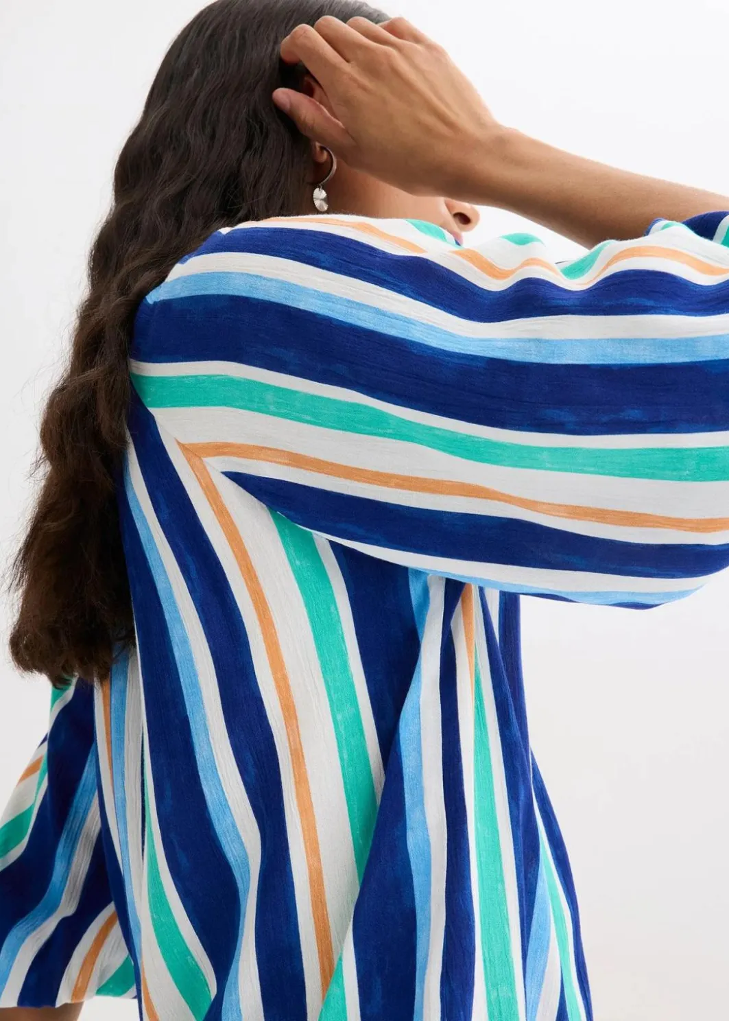 Discount Bluse aus strukturierter Viskose Damen Bekleidung·Jacken & Mäntel|Blusen & Tuniken