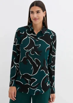 Discount Bluse bedruckt Damen Blusen & Tuniken|Bekleidung·Jacken & Mäntel