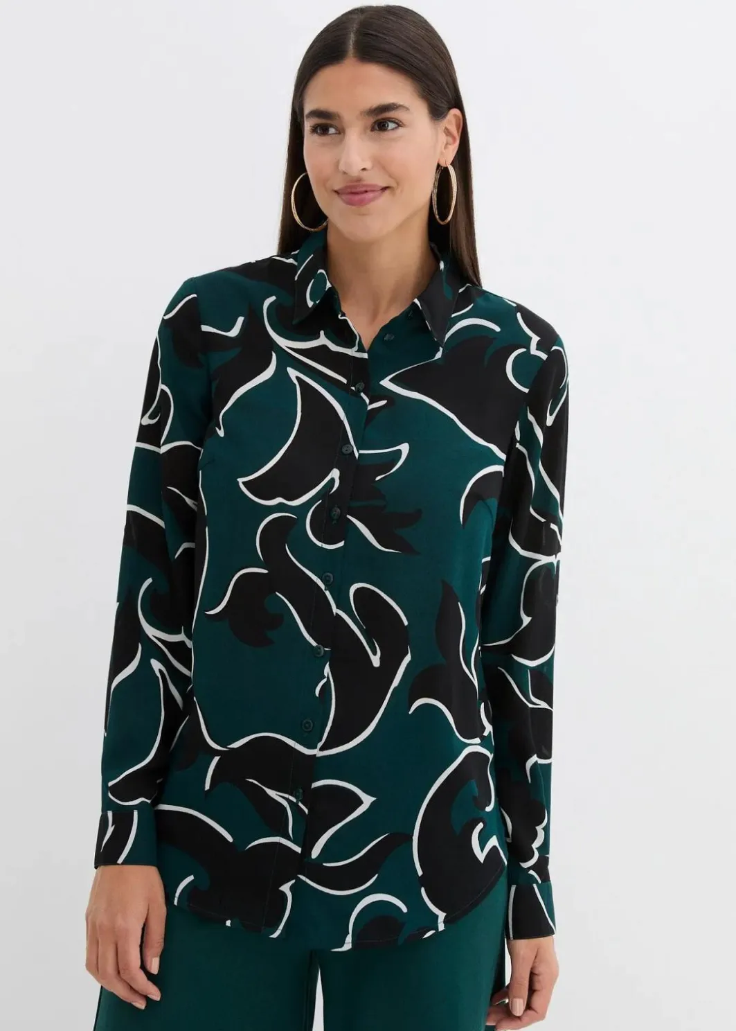Discount Bluse bedruckt Damen Blusen & Tuniken|Bekleidung·Jacken & Mäntel