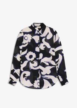 Damen bonprix Blusen & Tuniken|Bekleidung·Jacken & Mäntel|Bluse bedruckt