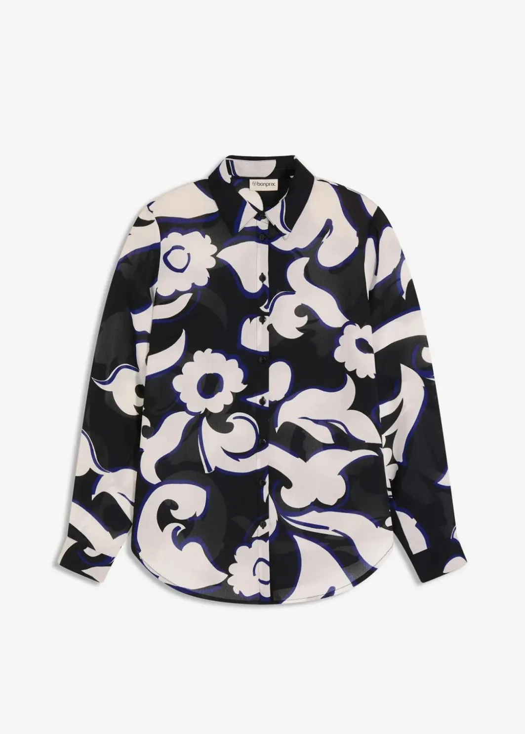 Damen bonprix Blusen & Tuniken|Bekleidung·Jacken & Mäntel|Bluse bedruckt