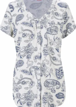Damen bonprix Bekleidung·Jacken & Mäntel|Blusen & Tuniken|Bluse, Kurzarm