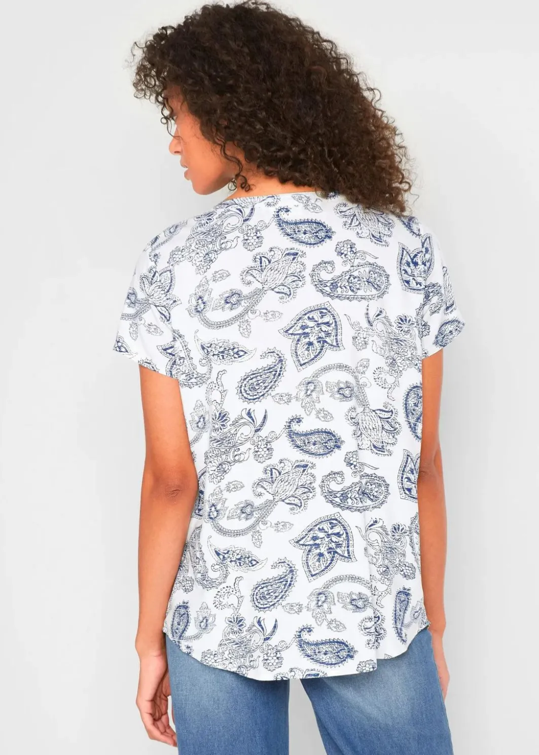 Damen bonprix Bekleidung·Jacken & Mäntel|Blusen & Tuniken|Bluse, Kurzarm