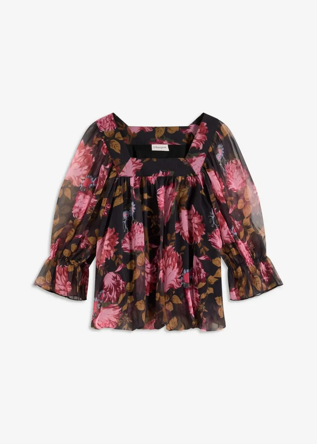 Hot Bluse mit Ballonsaum Damen Blusen & Tuniken|Bekleidung·Jacken & Mäntel