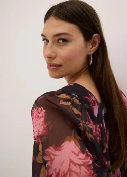 Hot Bluse mit Ballonsaum Damen Blusen & Tuniken|Bekleidung·Jacken & Mäntel