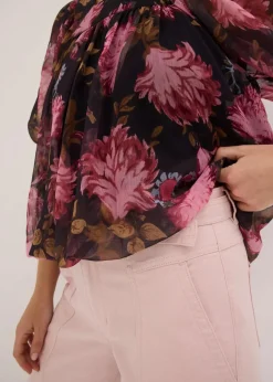 Hot Bluse mit Ballonsaum Damen Blusen & Tuniken|Bekleidung·Jacken & Mäntel