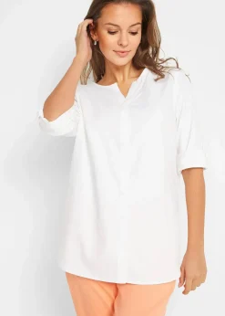 Sale Bluse mit Leinen, 3/4 Arm Damen Bekleidung·Jacken & Mäntel|Blusen & Tuniken