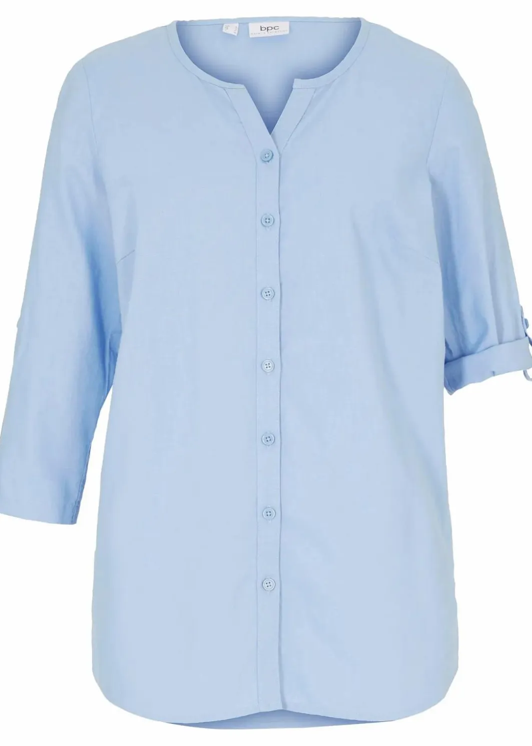 Sale Bluse mit Leinen, 3/4 Arm Damen Blusen & Tuniken|Bekleidung·Jacken & Mäntel