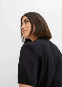Damen bonprix Blusen & Tuniken|Bluse mit Lochstickerei