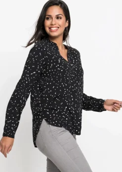 Damen bonprix Bekleidung·Jacken & Mäntel|Blusen & Tuniken|Bluse mit Pünktchen