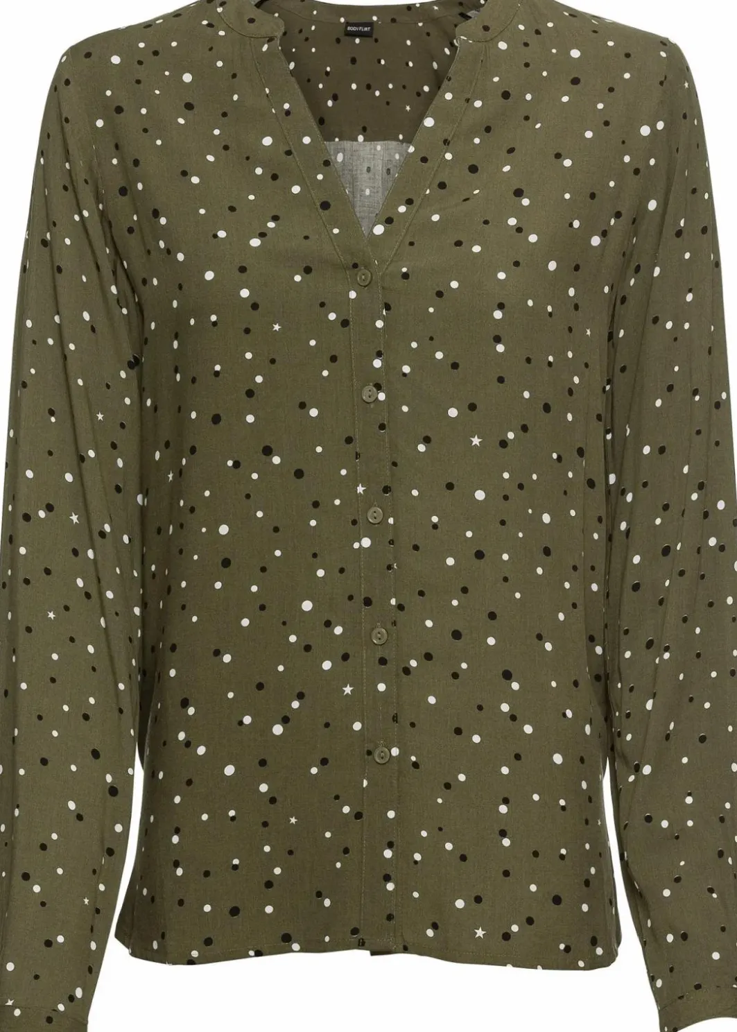 Damen bonprix Nachhaltigere Materialien|Blusen & Tuniken|Bluse mit Pünktchen