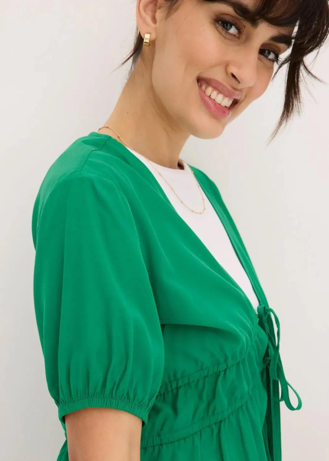 Outlet Bluse mit Schleifen Damen Blusen & Tuniken|Bekleidung·Jacken & Mäntel