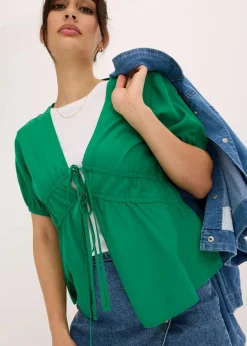 Outlet Bluse mit Schleifen Damen Blusen & Tuniken|Bekleidung·Jacken & Mäntel