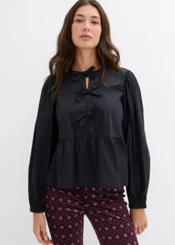 Discount Bluse mit Schleifendetails Damen Bekleidung·Jacken & Mäntel|Blusen & Tuniken