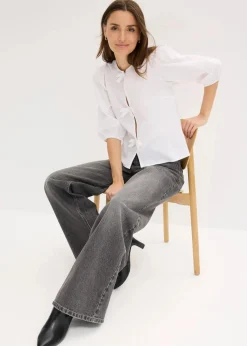 Damen bonprix Blusen & Tuniken|Bluse mit Schleifendetail