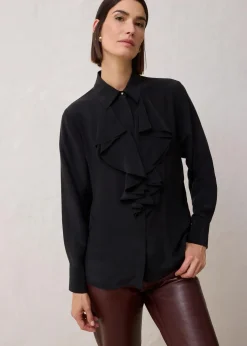 Damen bonprix Blusen & Tuniken|Premium|Bluse mit Seide