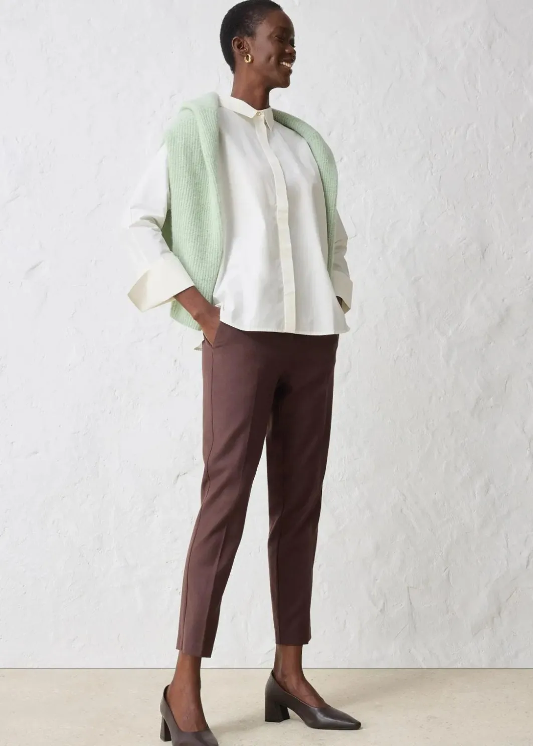 Damen bonprix Bekleidung·Jacken & Mäntel|Blusen & Tuniken|Bluse mit Seidenanteil