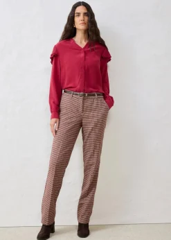 Outlet Bluse mit Seidenanteil Damen Blusen & Tuniken|Bekleidung·Jacken & Mäntel