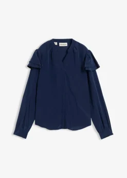 Damen bonprix Bekleidung·Jacken & Mäntel|Blusen & Tuniken|Bluse mit Seidenanteil