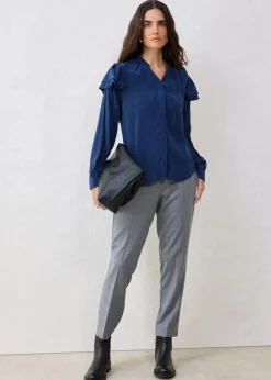 Damen bonprix Bekleidung·Jacken & Mäntel|Blusen & Tuniken|Bluse mit Seidenanteil