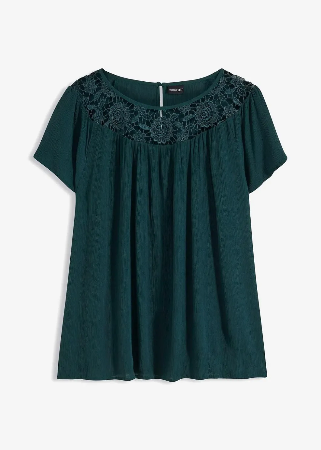 Damen bonprix Bekleidung·Jacken & Mäntel|Blusen & Tuniken|Bluse mit Spitze