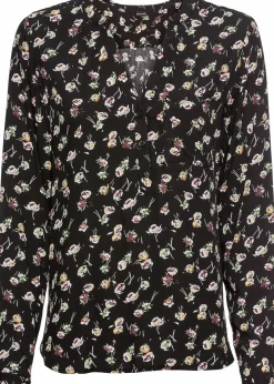 Hot Bluse mit V-Ausschnitt Damen Bekleidung·Jacken & Mäntel|Nachhaltigere Materialien