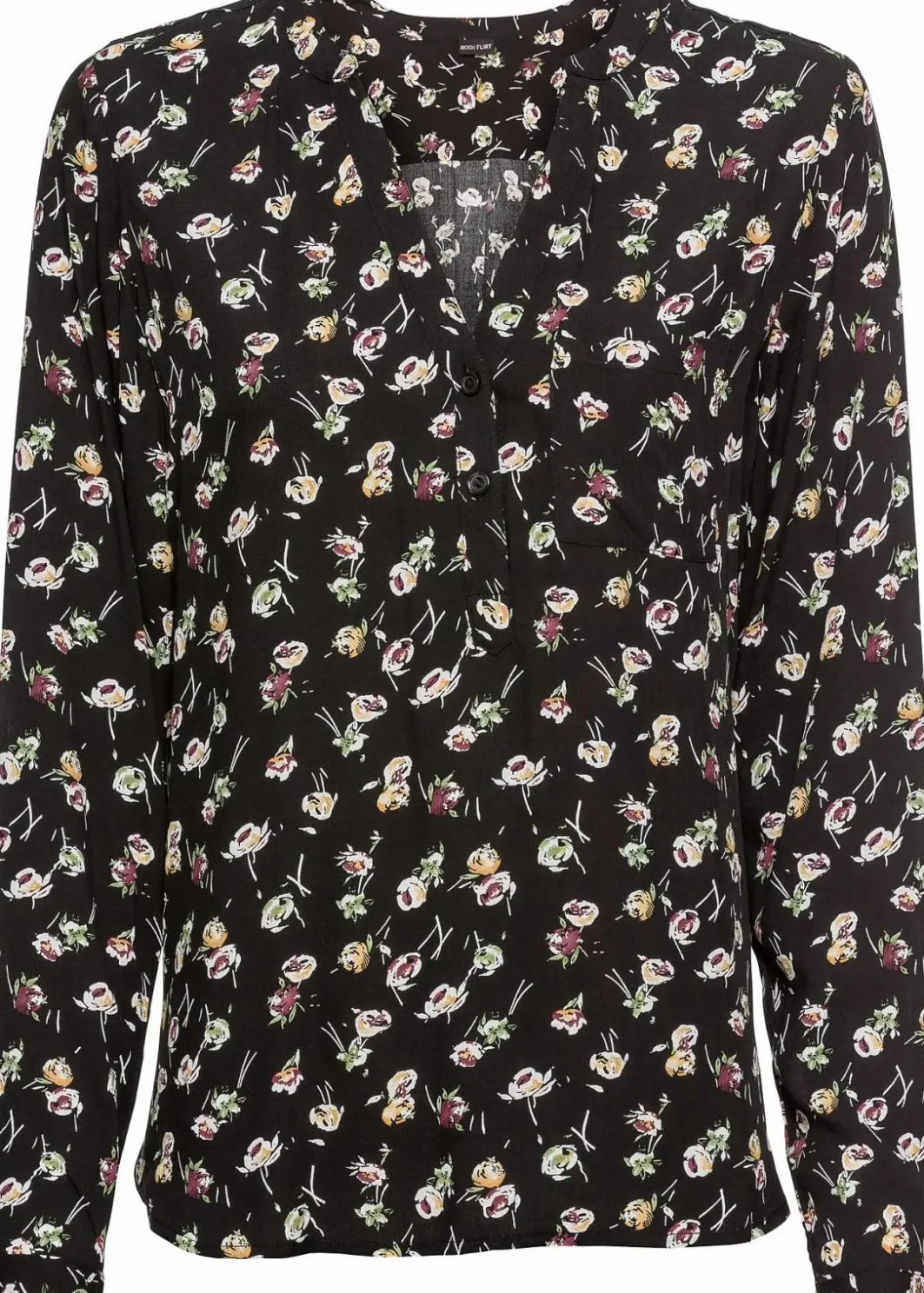 Hot Bluse mit V-Ausschnitt Damen Bekleidung·Jacken & Mäntel|Nachhaltigere Materialien