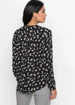 Hot Bluse mit V-Ausschnitt Damen Bekleidung·Jacken & Mäntel|Nachhaltigere Materialien