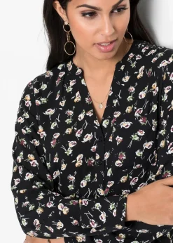 Hot Bluse mit V-Ausschnitt Damen Bekleidung·Jacken & Mäntel|Nachhaltigere Materialien