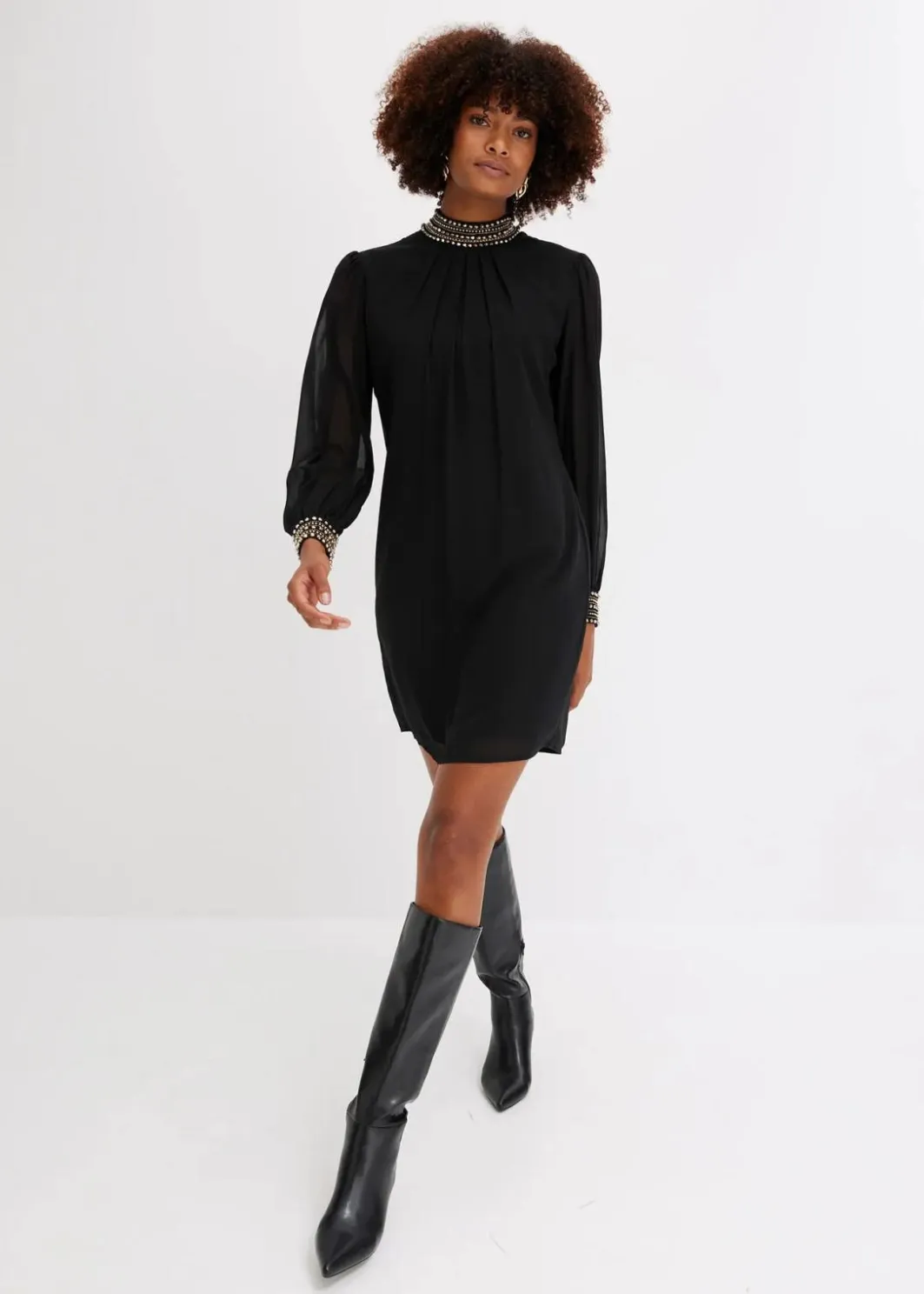 Damen bonprix Nachhaltigere Materialien|Kleider|Blusenkleid