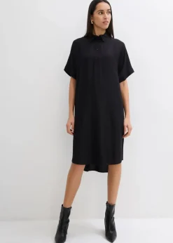 Best Blusenkleid aus feiner Viskose Damen Kleider|Bekleidung·Pullover & Strickjacken