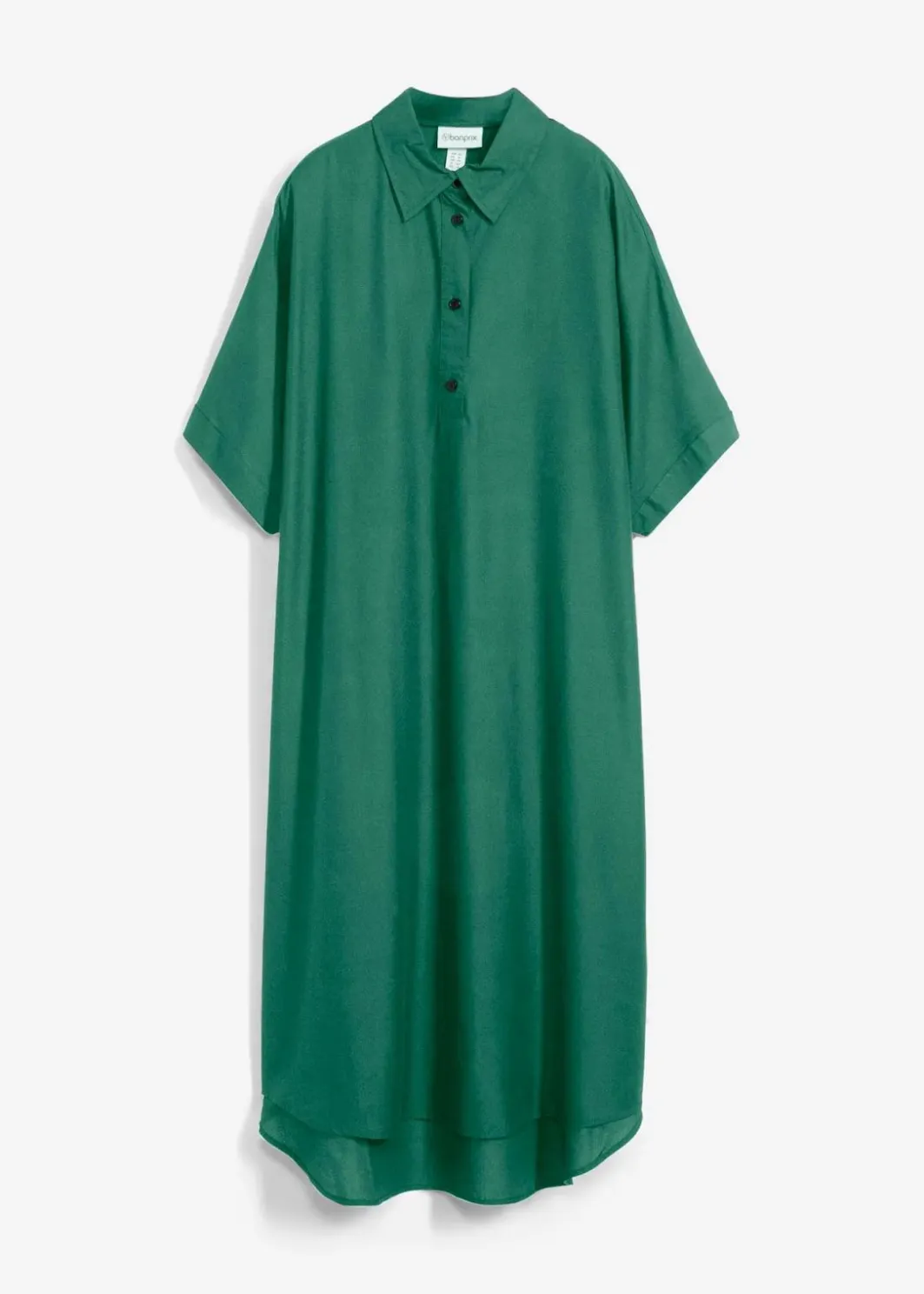 Online Blusenkleid aus feiner Viskose Damen Bekleidung·Pullover & Strickjacken|Kleider
