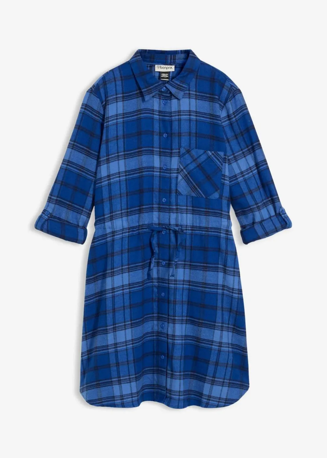 Kinder bonprix Mädchen 9-16 Jahre·Kleider & Jumpsuits|Blusenkleid aus Flanell