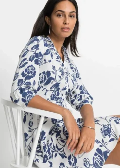Clearance Blusenkleid aus fließender Viskose Damen Kurzgrößen|Bekleidung·Pullover & Strickjacken