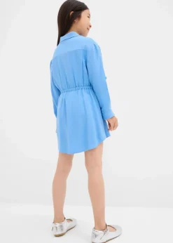 Discount Blusenkleid aus fließender Viskose Kinder Mädchen 2-8 Jahre·Kleider & Röcke