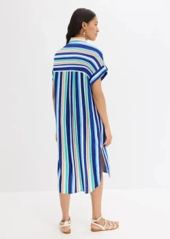 Best Blusenkleid aus fließender Viskose Damen Kleider|Nachhaltigere Materialien